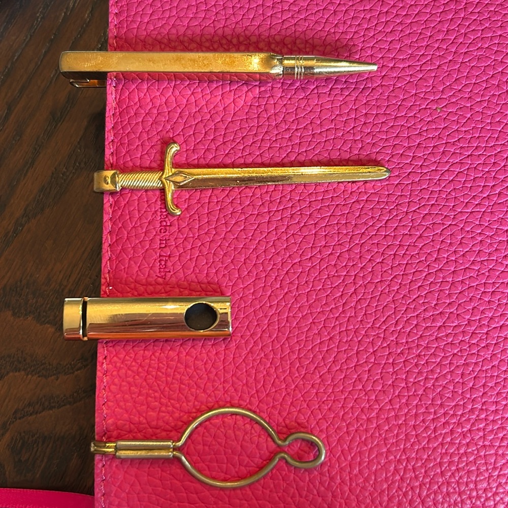 Tie clip collection.